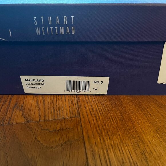Stuart Weitzman Mainline black suede boots, size 5.5 - Picture 7 of 7